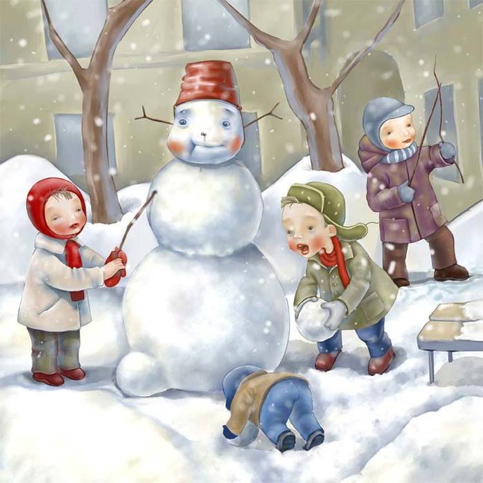 Загадки о зиме для детей и школьников